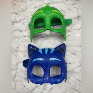 Cat Boy and Gecko Masks